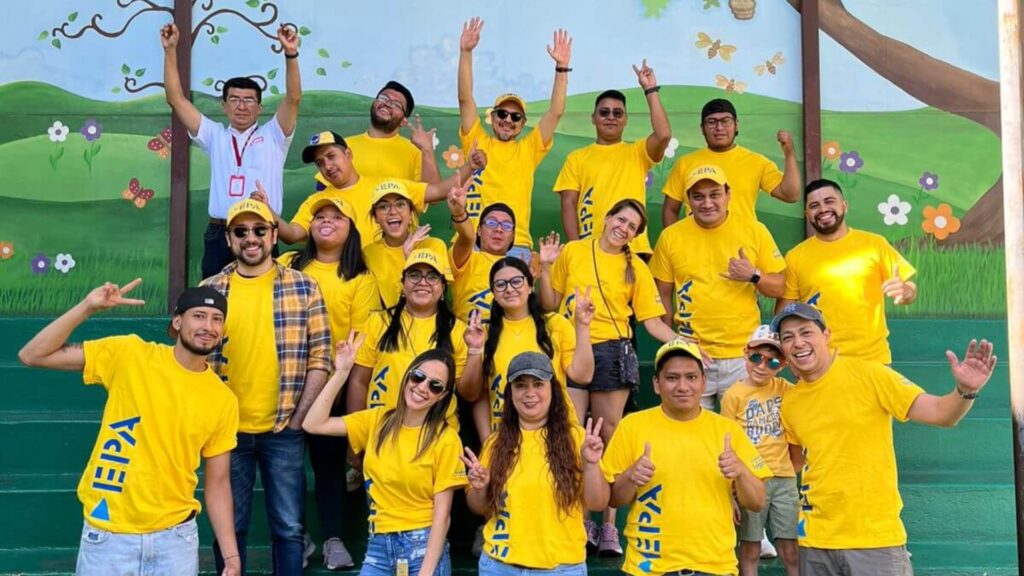 Voluntarios de EPA renuevan Jardín Infantil Santa Isabel 